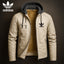 AD® Premium Leder Kapuzenjacke