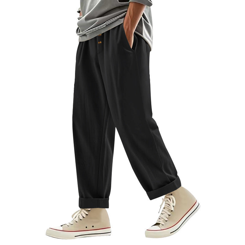 Men's Loose Fit Casual Relaxed Fit LightweightLinen Pants
