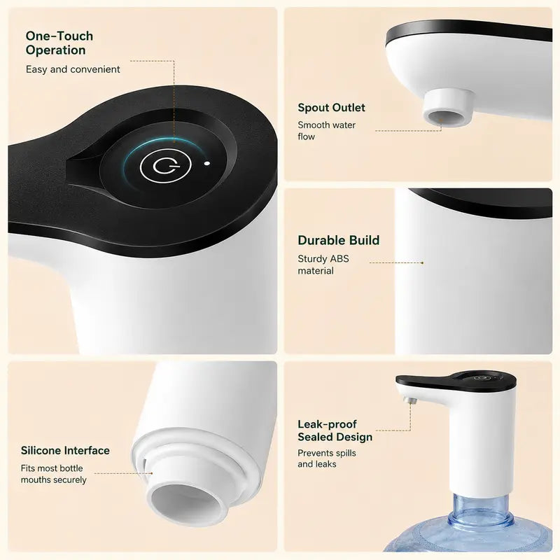 1 Count Smart Water Bottle Dispenser Pump