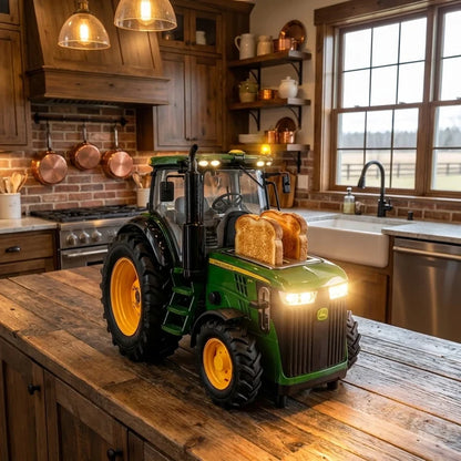 🚜Functional Tractor Microwave and Bread Maker | Real Cooking + Light & Sound Effects