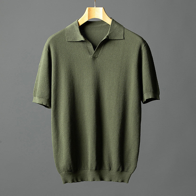 Cotton Knit Polo