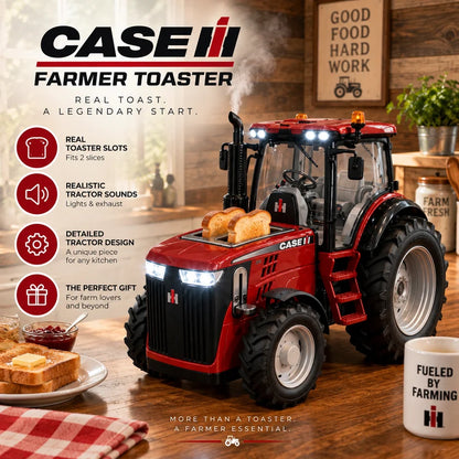 🚜Functional Tractor Microwave and Bread Maker | Real Cooking + Light & Sound Effects